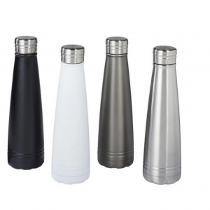 Quatre gourdes en acier inoxydable