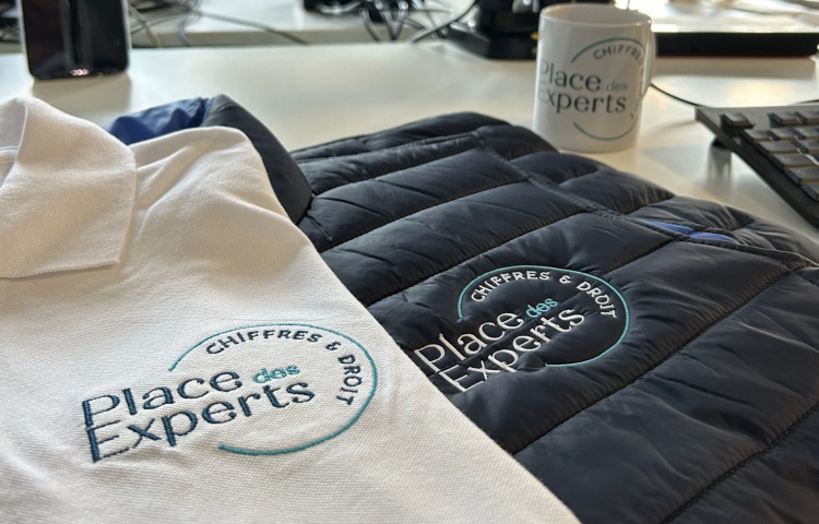 photo polo et doudoune pour le client Place des Experts