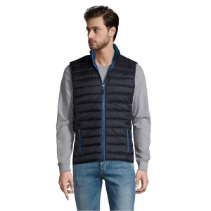 photo doudoune homme bleue