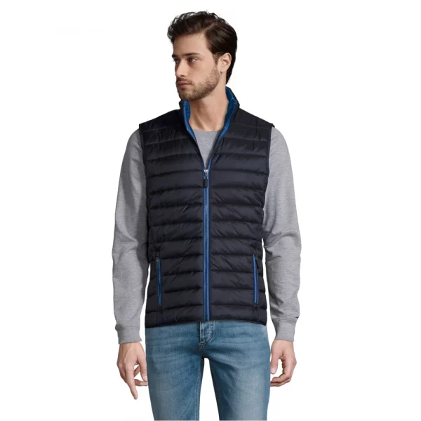 photo doudoune homme bleue