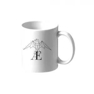 mug en céramique blanc avec logo Vaelya noir