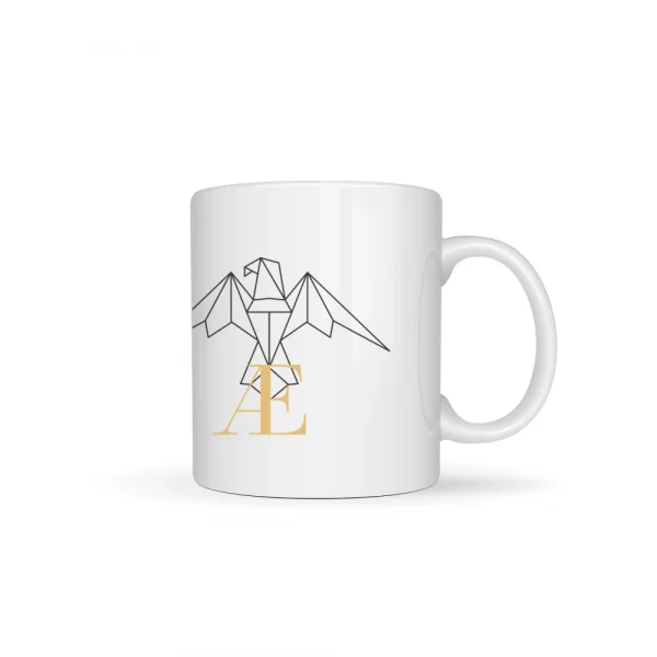 mug en céramique blanc avec logo Vaelya