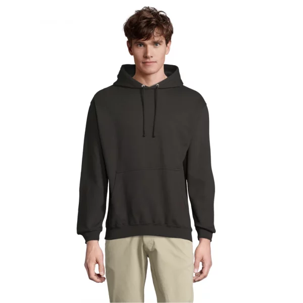 sweat-shirt homme noir sans logo