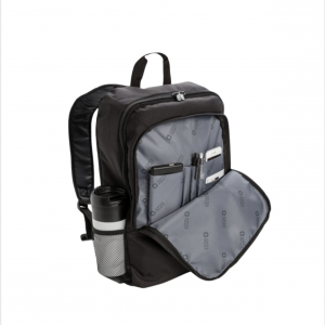 photo intérieur du sac à dos noir