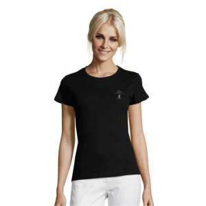 photo t-shirt femme noir