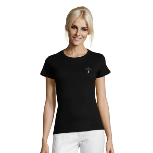 photo t-shirt femme noir